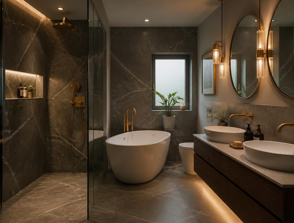Completed premium bathroom refurbishment in Essex